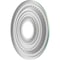 Ekena Millwork Cole PVC Medallion (Canopies up to 4 1/4"), 13"OD x 3 1/2"ID x 3/4"P, Metallic Sea Mist CMP13COFSM - alternate 3